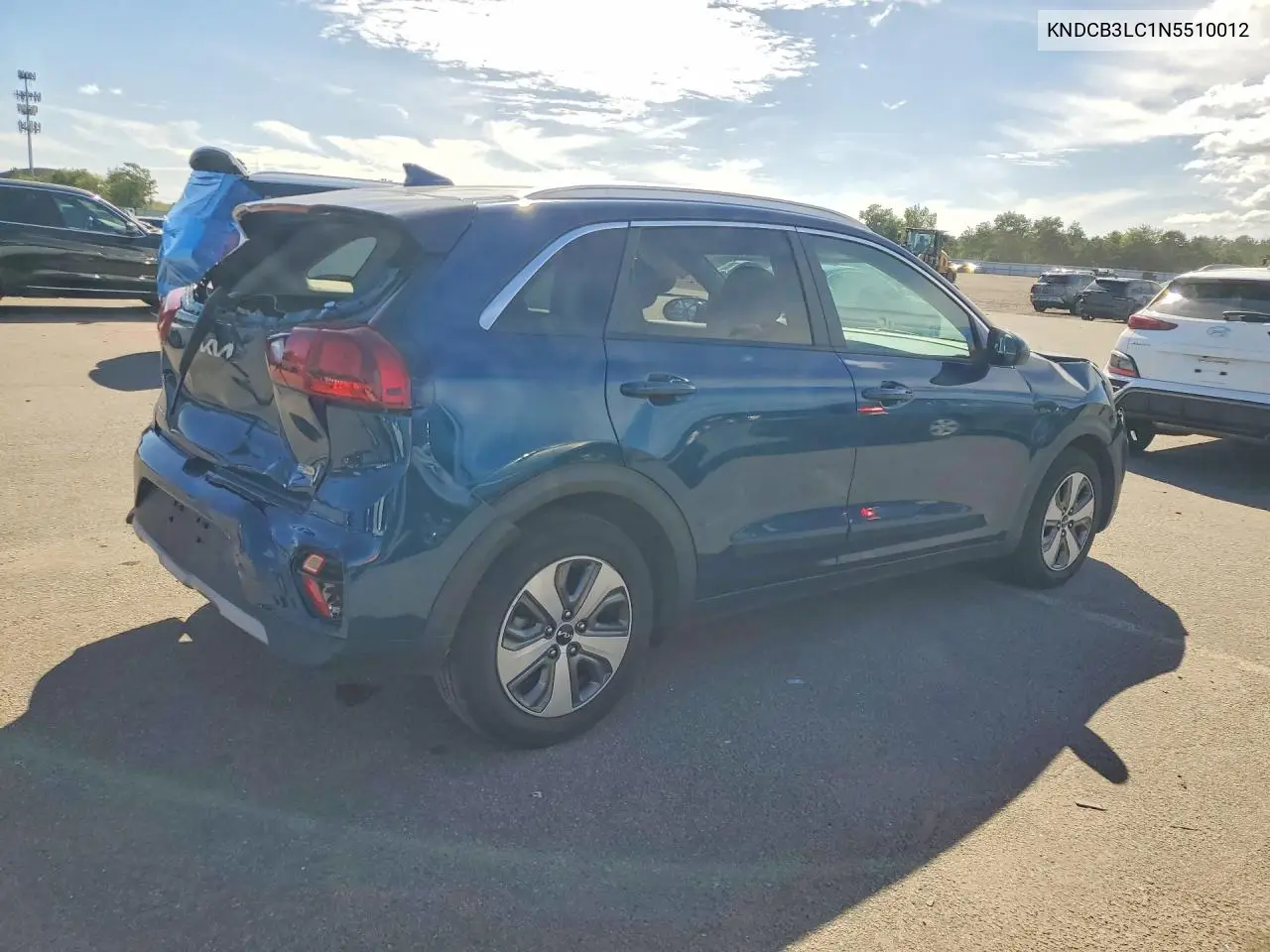 2022 KIA NIRO VIN KNDCB3LC1N5510012 — фото 3