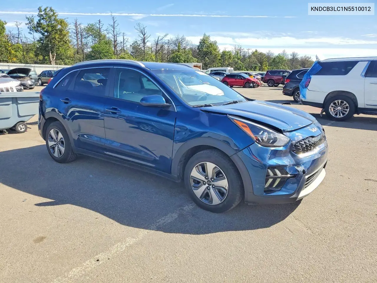 2022 KIA NIRO VIN KNDCB3LC1N5510012 — фото 4