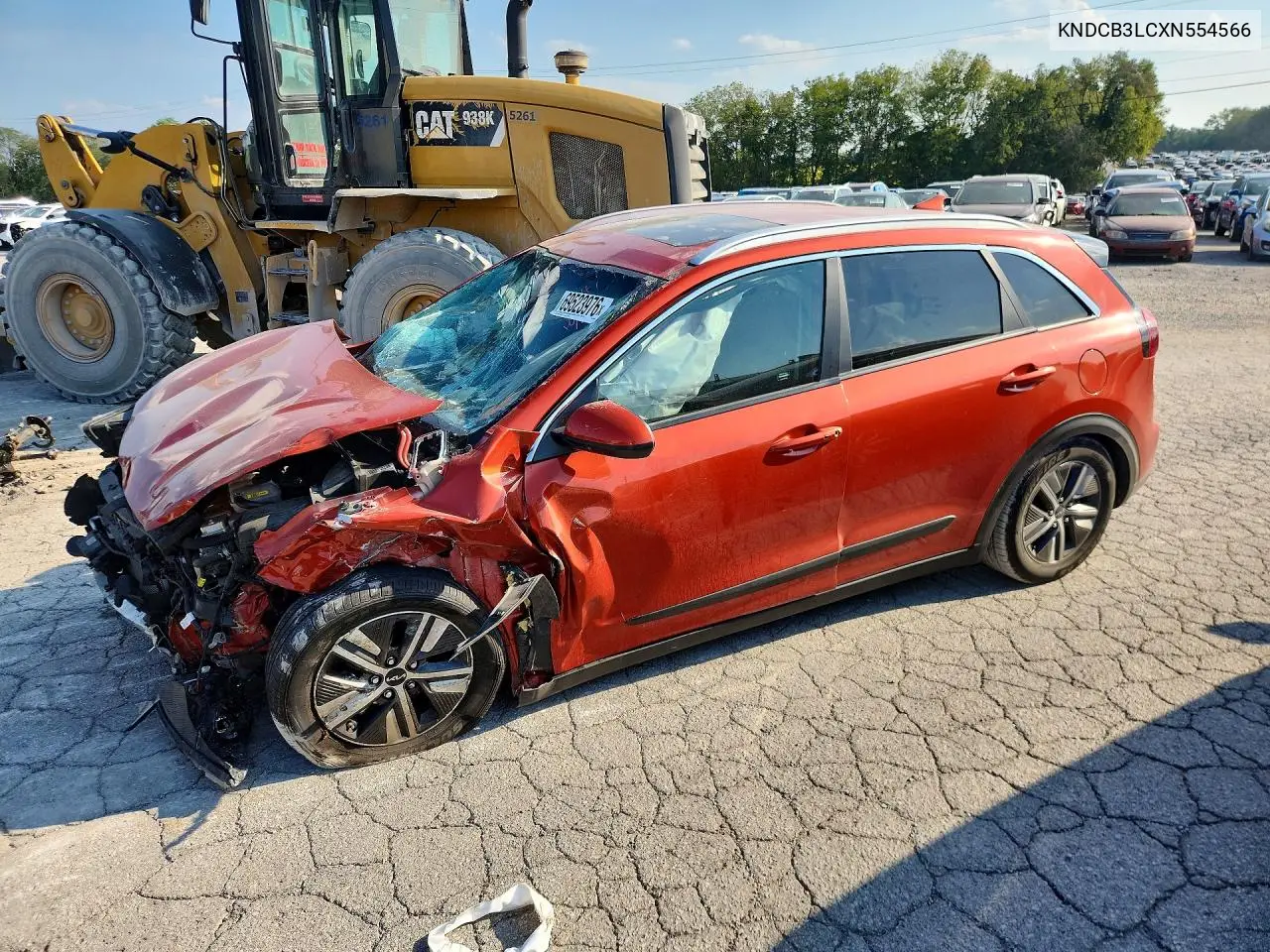 KIA NIRO 2022, VIN KNDCB3LCXN5545664