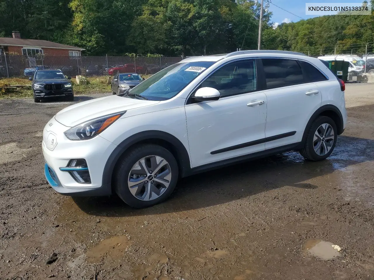 KIA NIRO 2022, VIN KNDCE3LG1N5138374