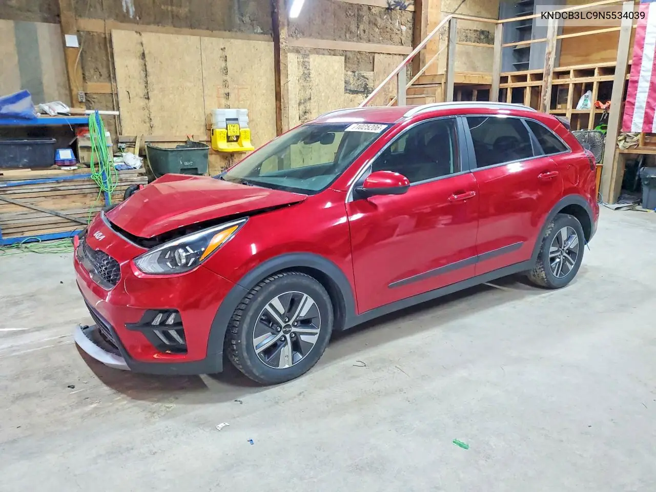 KIA NIRO 2022, VIN KNDCB3LC9N5534039
