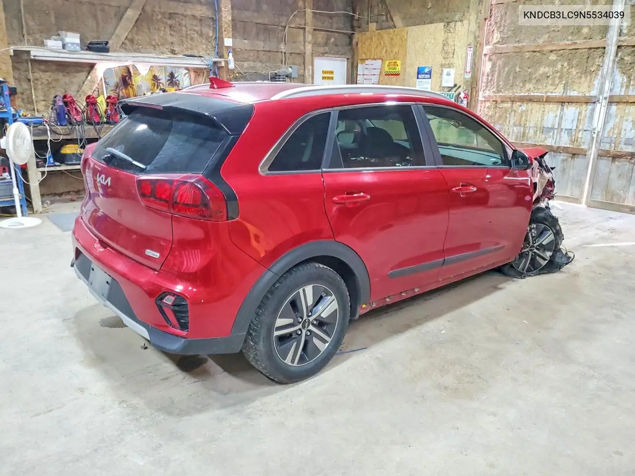 2022 KIA NIRO VIN KNDCB3LC9N5534039 — фото 3