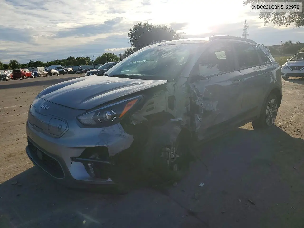 KIA NIRO 2022, VIN KNDCC3LG0N5122978