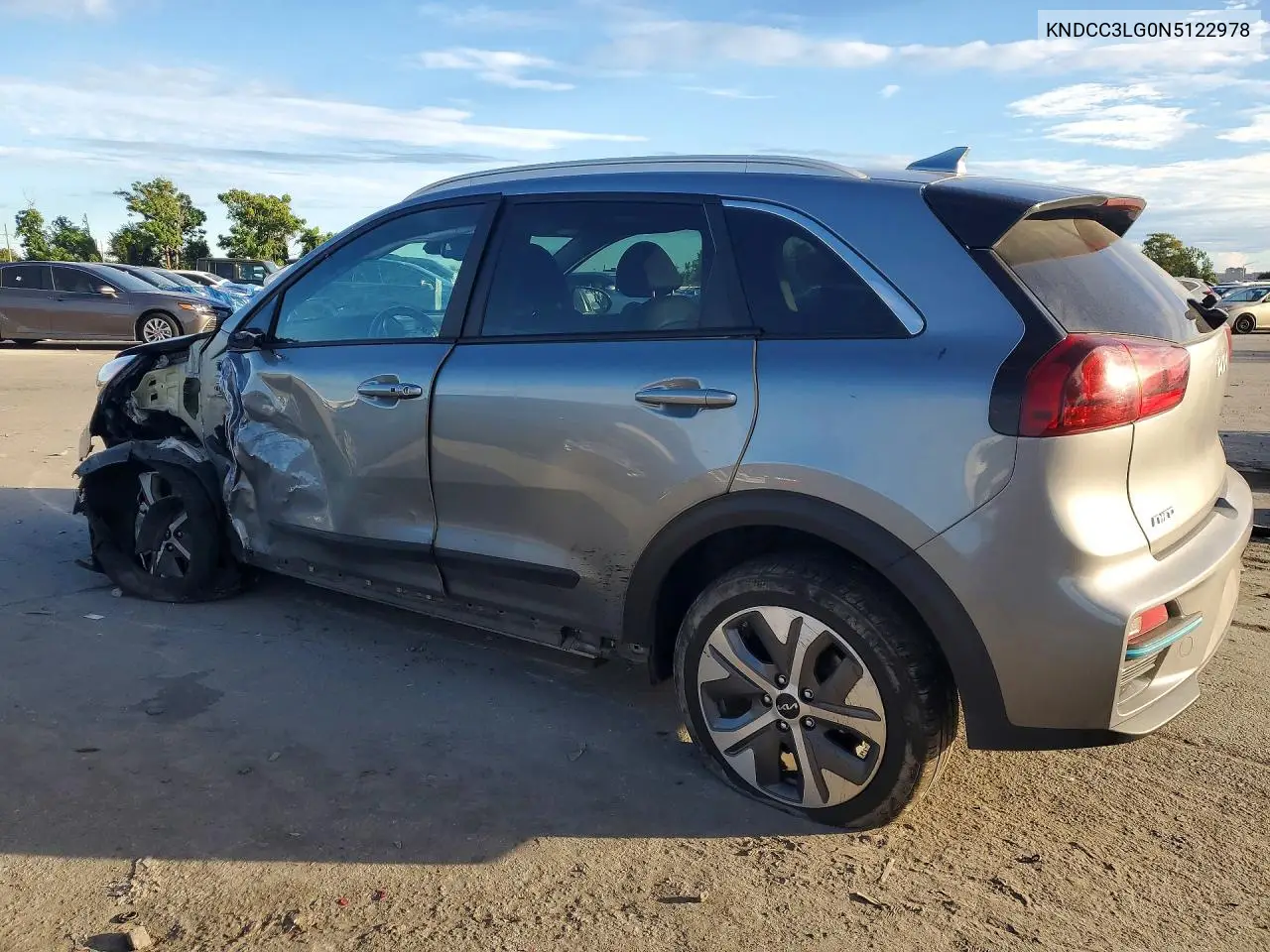 2022 KIA NIRO VIN KNDCC3LG0N5122978 — фото 2