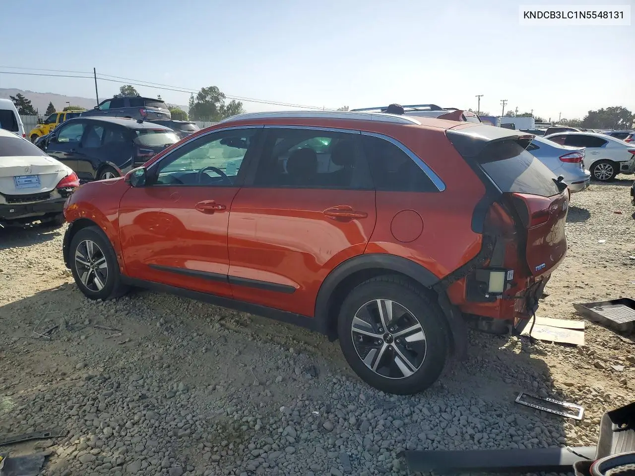 2022 KIA NIRO VIN KNDCB3LC1N5548131 — фото 2