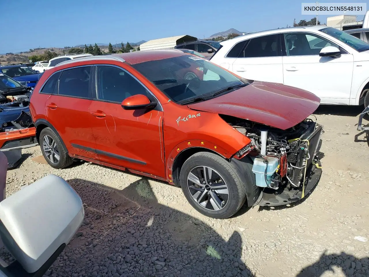 2022 KIA NIRO VIN KNDCB3LC1N5548131 — фото 4