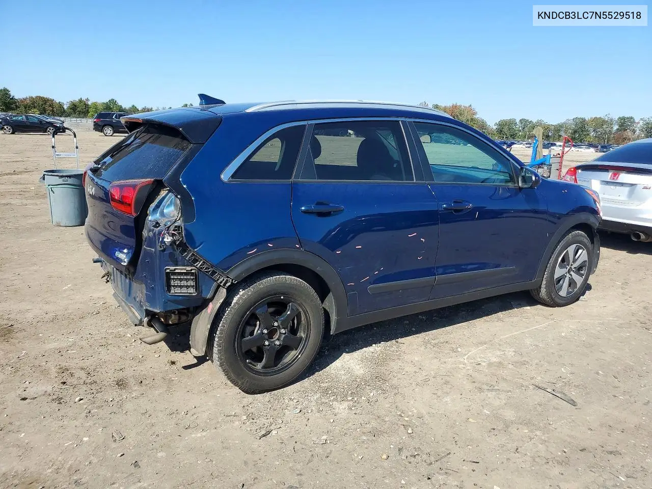 2022 KIA NIRO VIN KNDCB3LC7N5529518 — фото 3