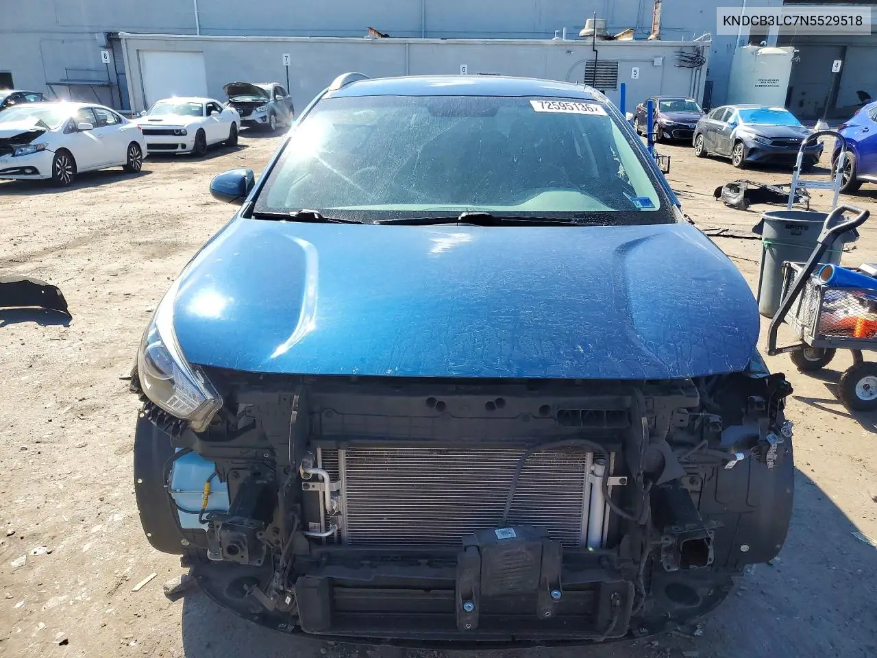 2022 KIA NIRO VIN KNDCB3LC7N5529518 — фото 5
