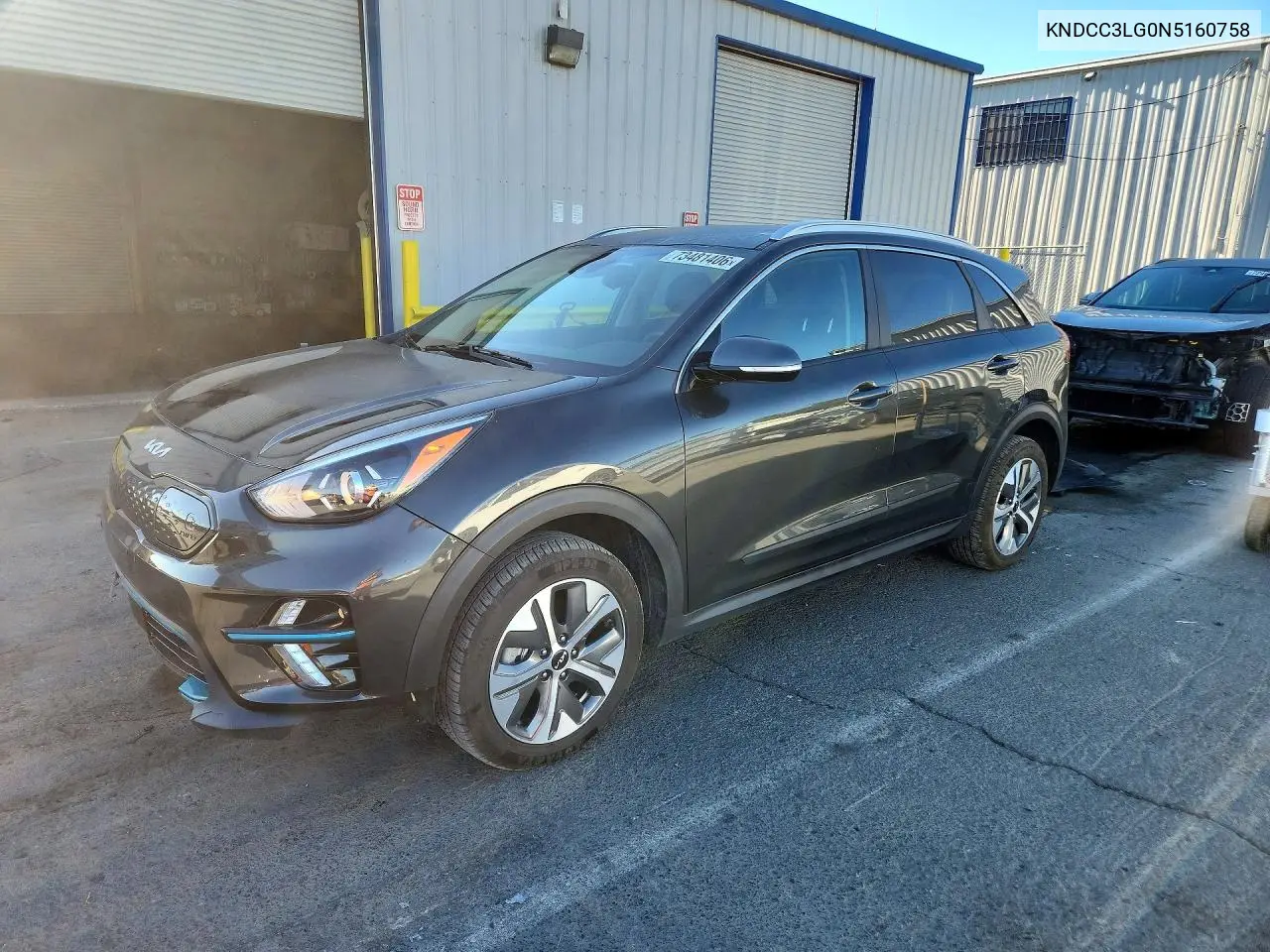 KIA NIRO 2022, VIN KNDCC3LG0N5160758