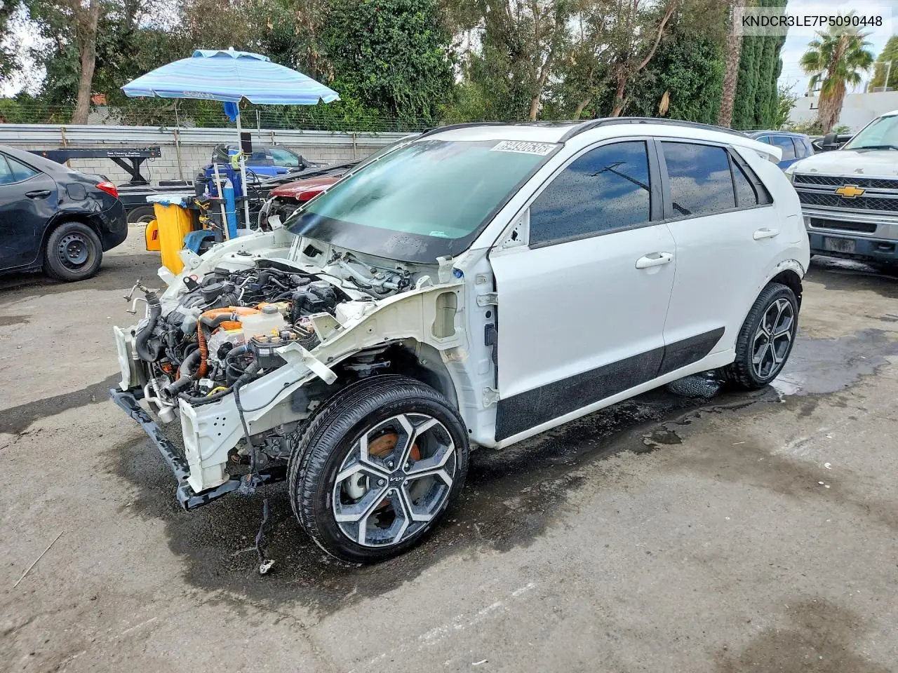 KIA NIRO 2023, VIN KNDCR3LE7P5090448