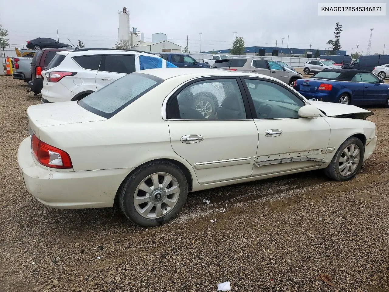 2004 KIA OPTIMA VIN KNAGD128545346871 — фото 3