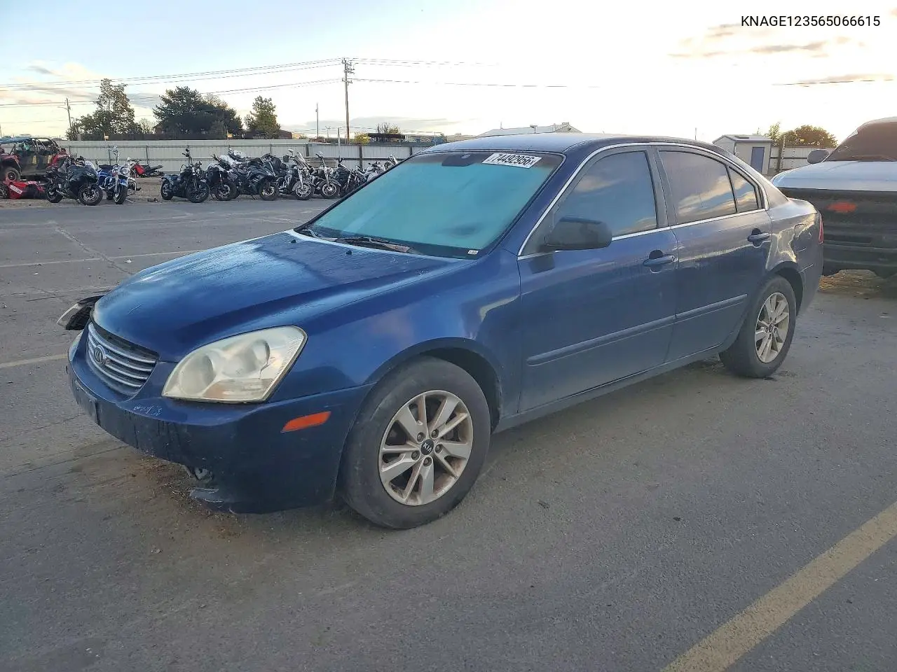 KIA OPTIMA 2006, VIN KNAGE123565066615