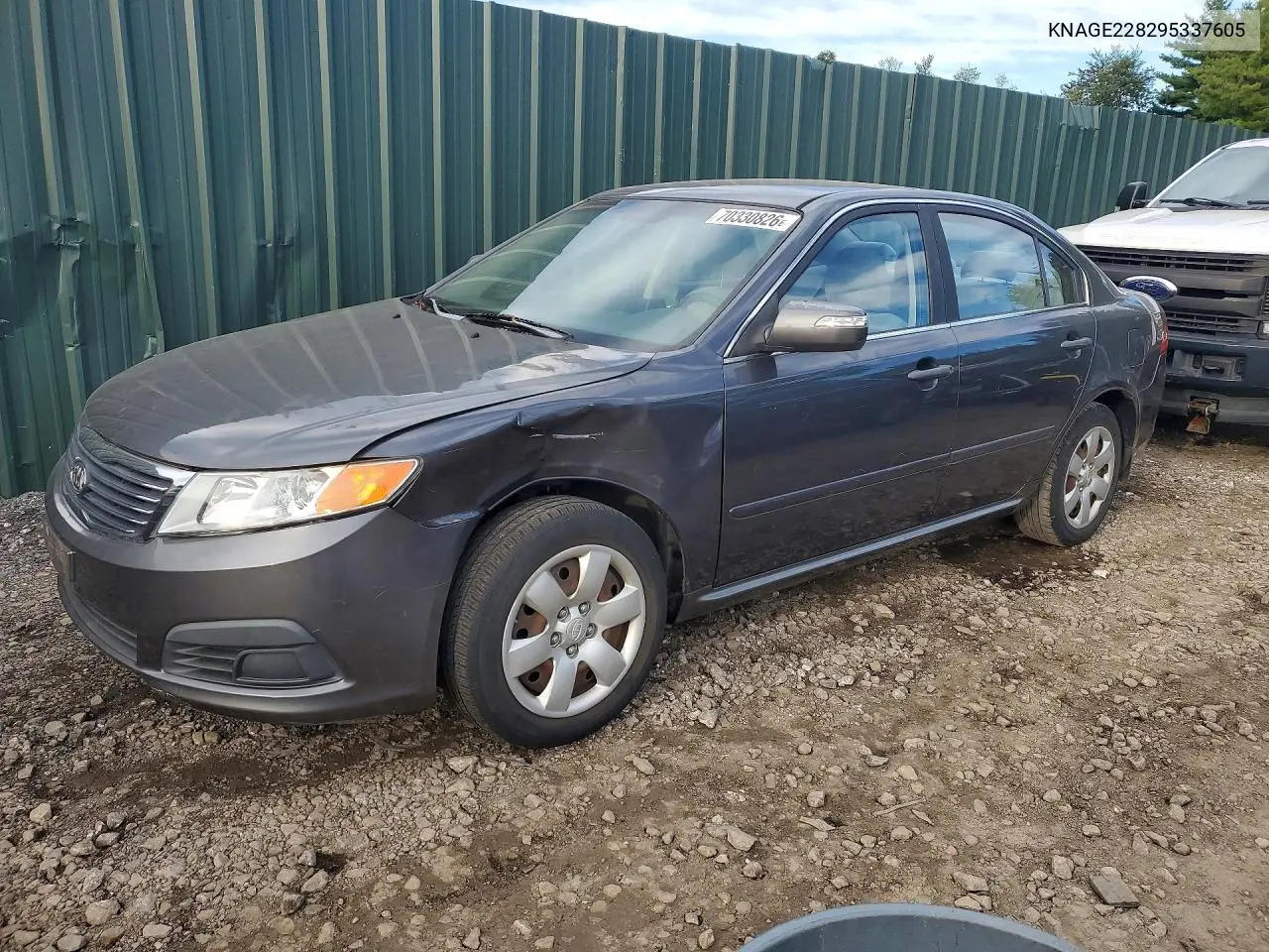 KIA OPTIMA 2009, VIN KNAGE228295337605