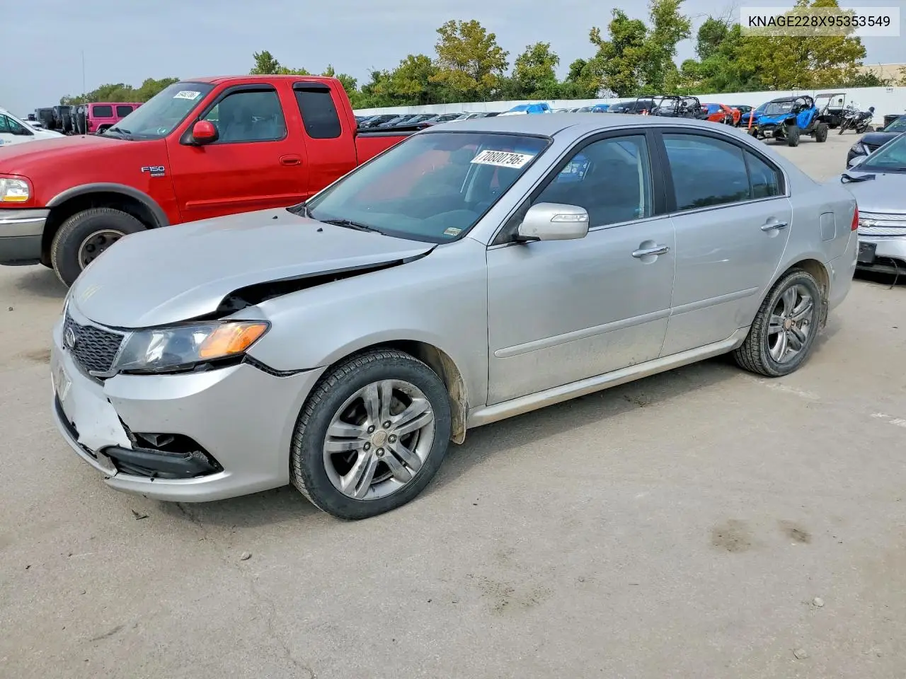 KIA OPTIMA 2009, VIN KNAGE228X95353549