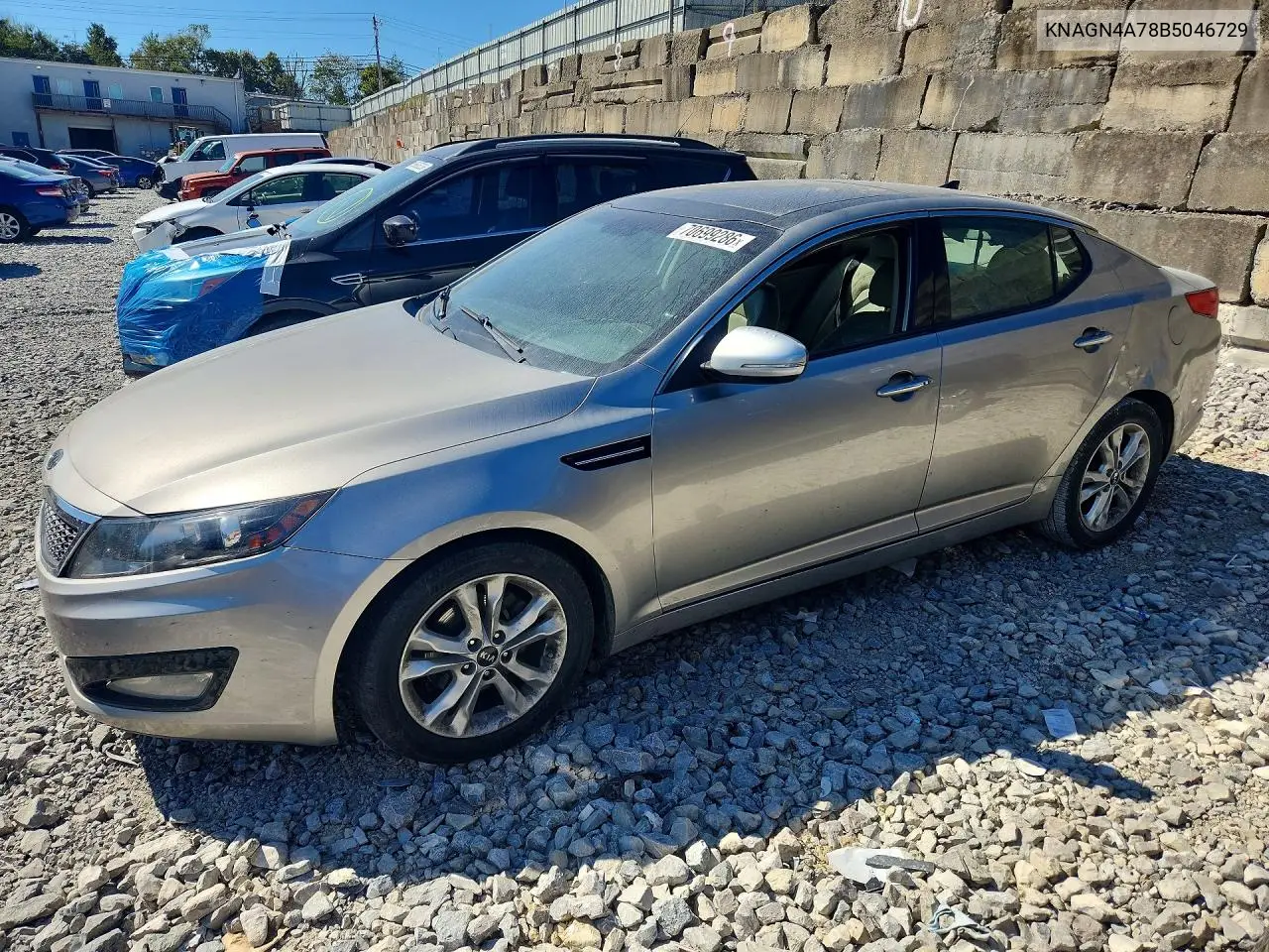 KIA OPTIMA 2011, VIN KNAGN4A78B5046729