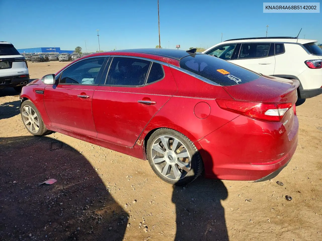 2011 KIA OPTIMA VIN KNAGR4A68B5142002 — фото 2