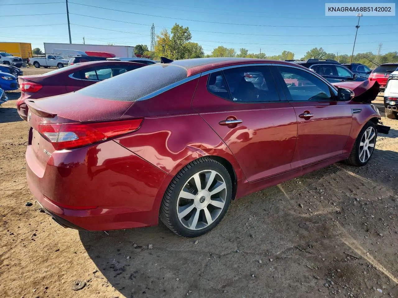 2011 KIA OPTIMA VIN KNAGR4A68B5142002 — фото 3