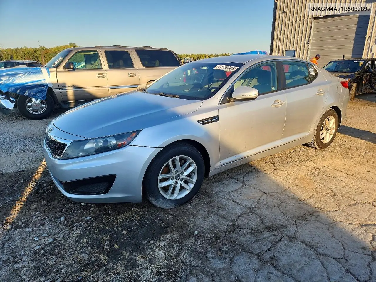 KIA OPTIMA 2011, VIN KNAGM4A71B5083897
