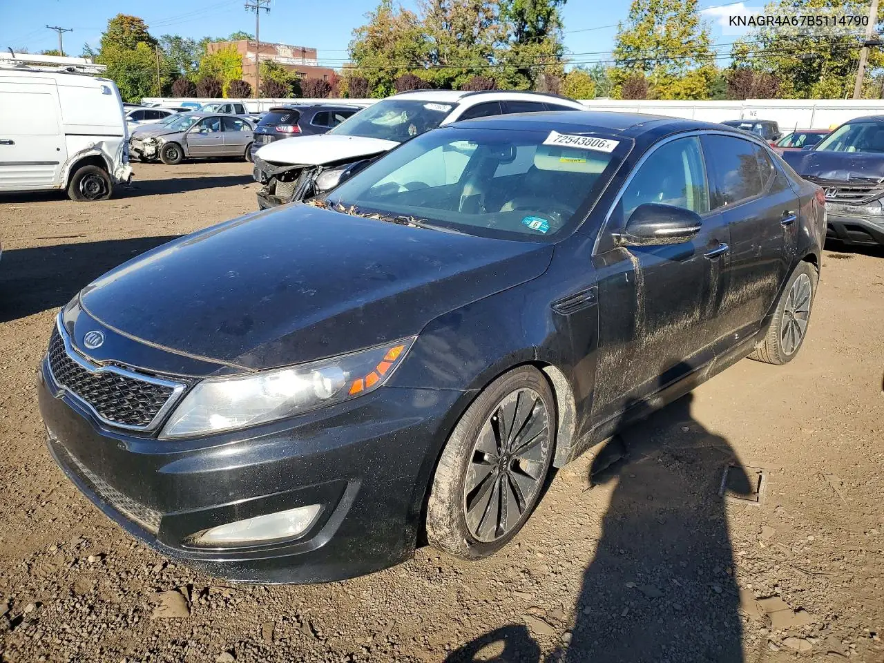 KIA OPTIMA 2011, VIN KNAGR4A67B5114790