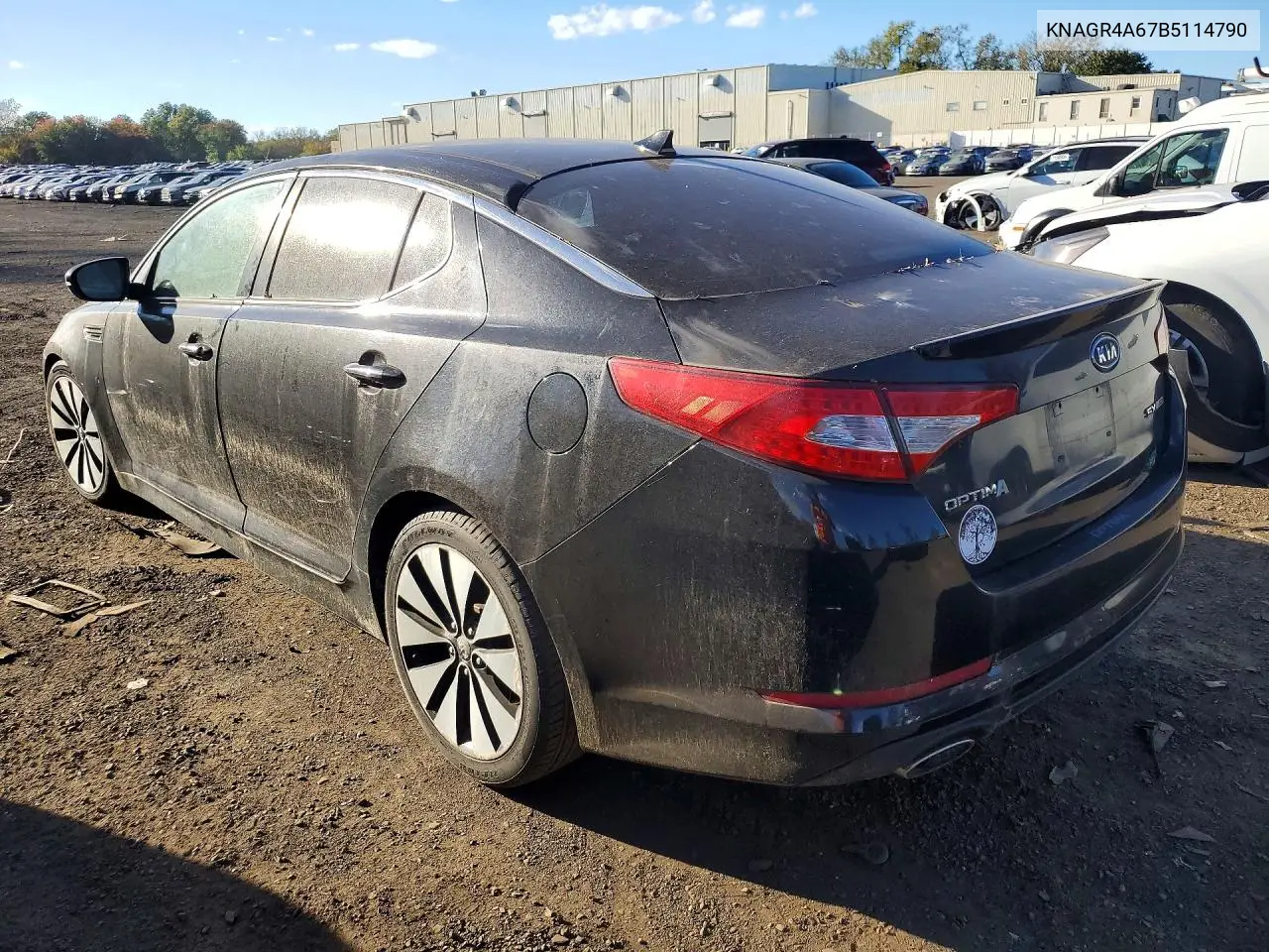2011 KIA OPTIMA VIN KNAGR4A67B5114790 — фото 2