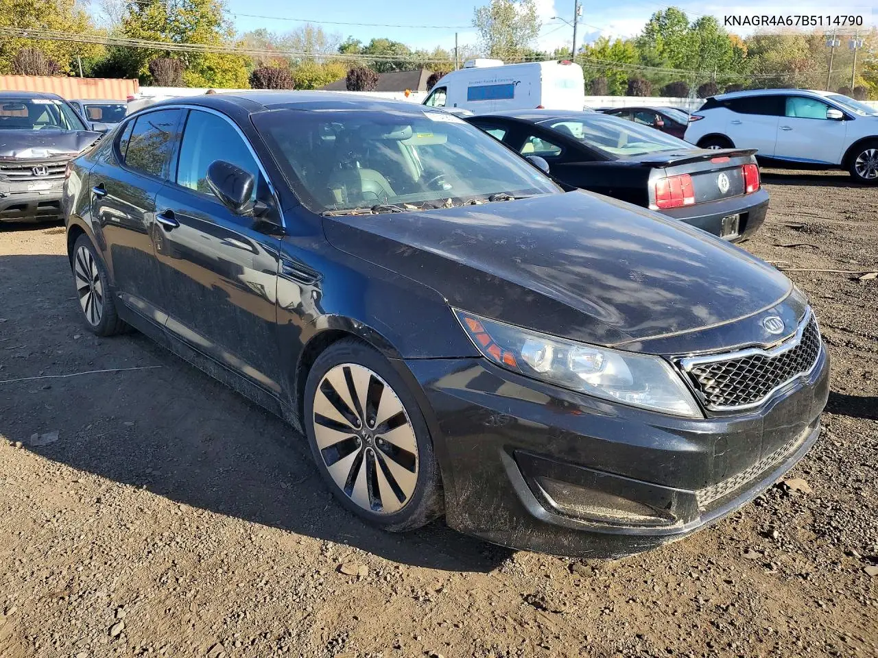 2011 KIA OPTIMA VIN KNAGR4A67B5114790 — фото 4