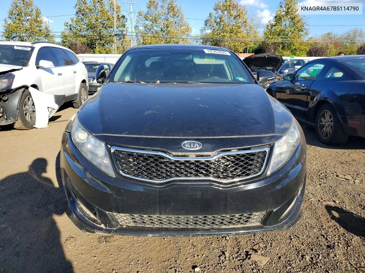2011 KIA OPTIMA VIN KNAGR4A67B5114790 — фото 5