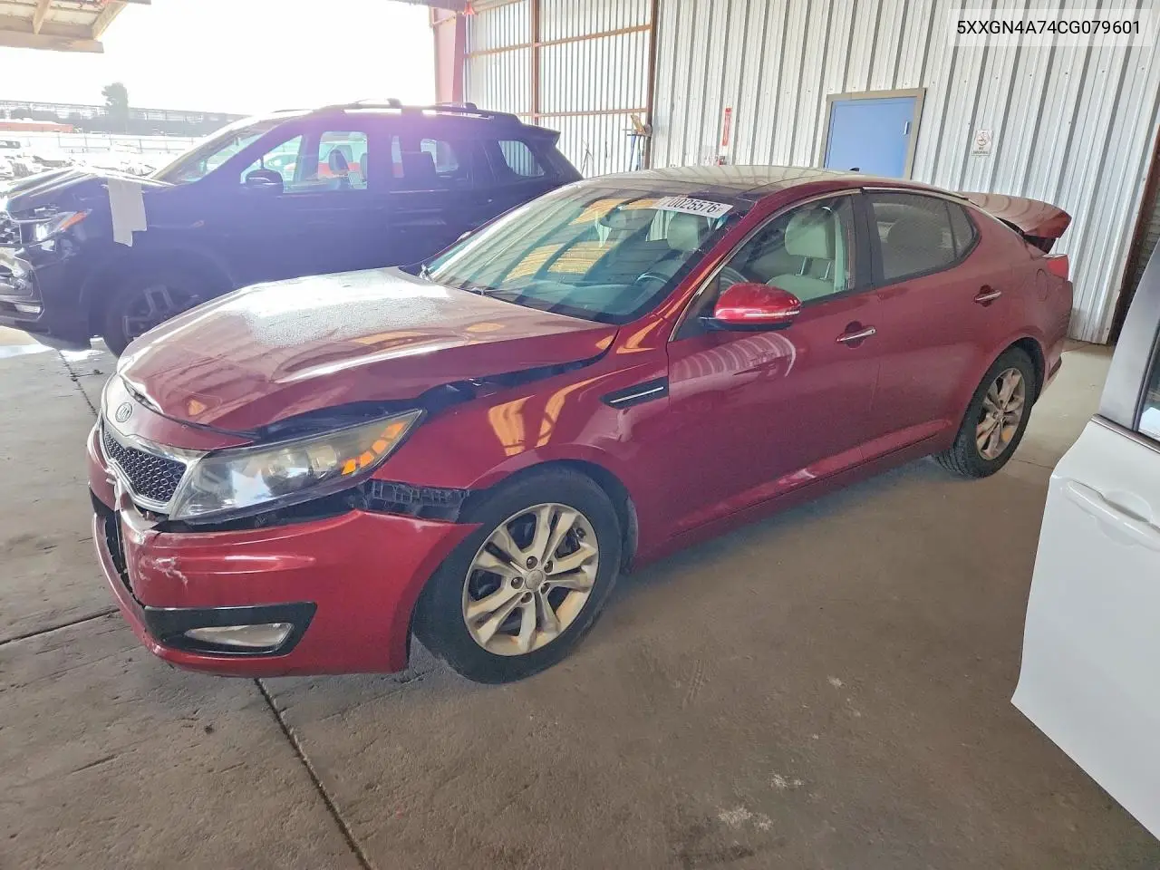 KIA OPTIMA 2012, VIN 5XXGN4A74CG079601