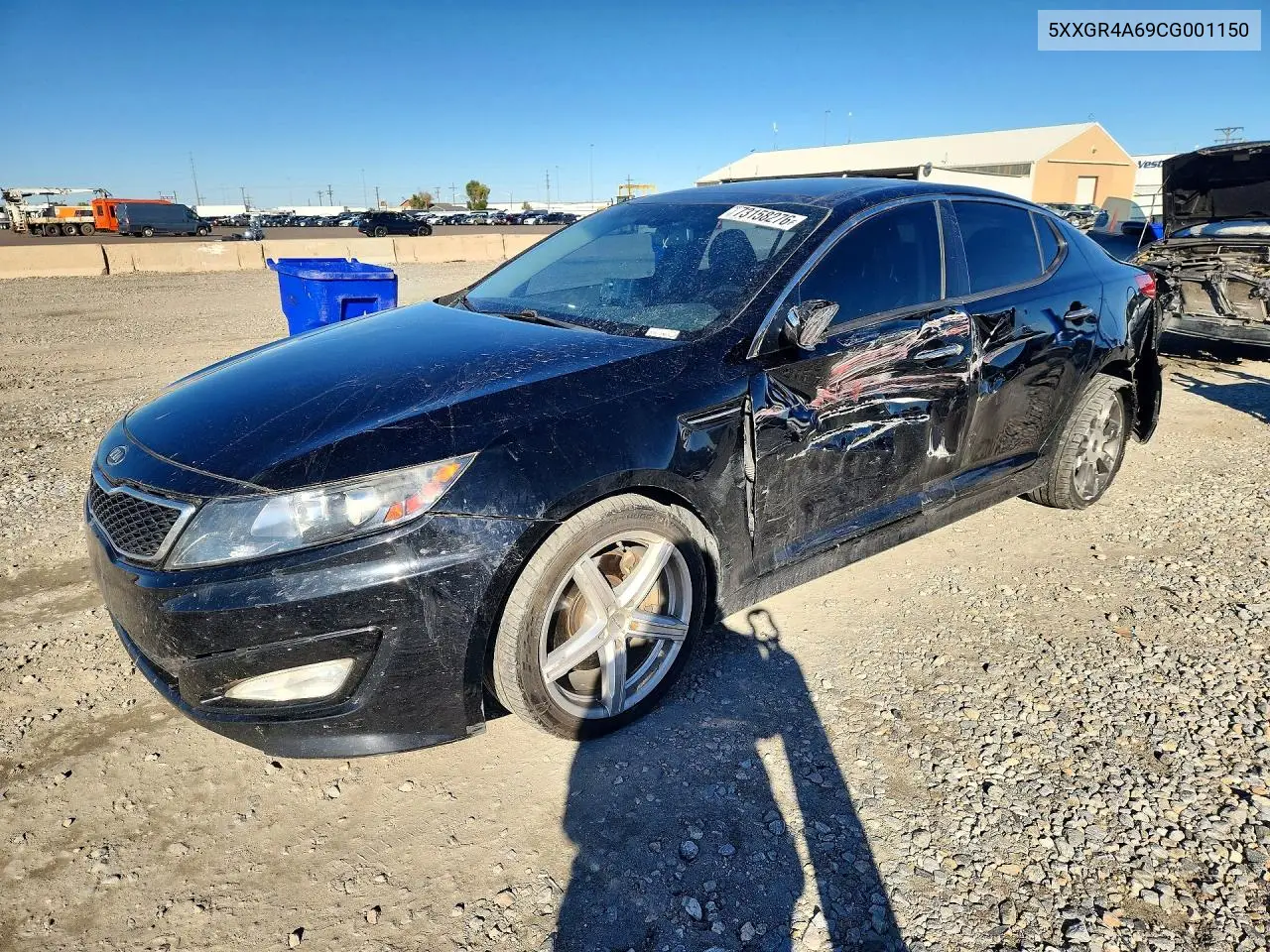 KIA OPTIMA 2012, VIN 5XXGR4A69CG001150