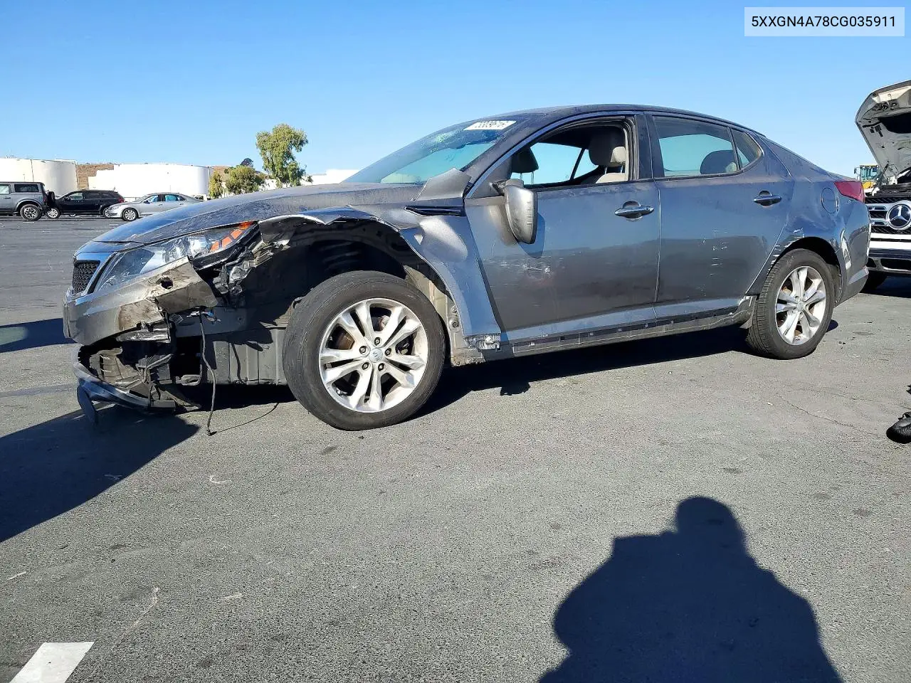 KIA OPTIMA 2012, VIN 5XXGN4A78CG035911