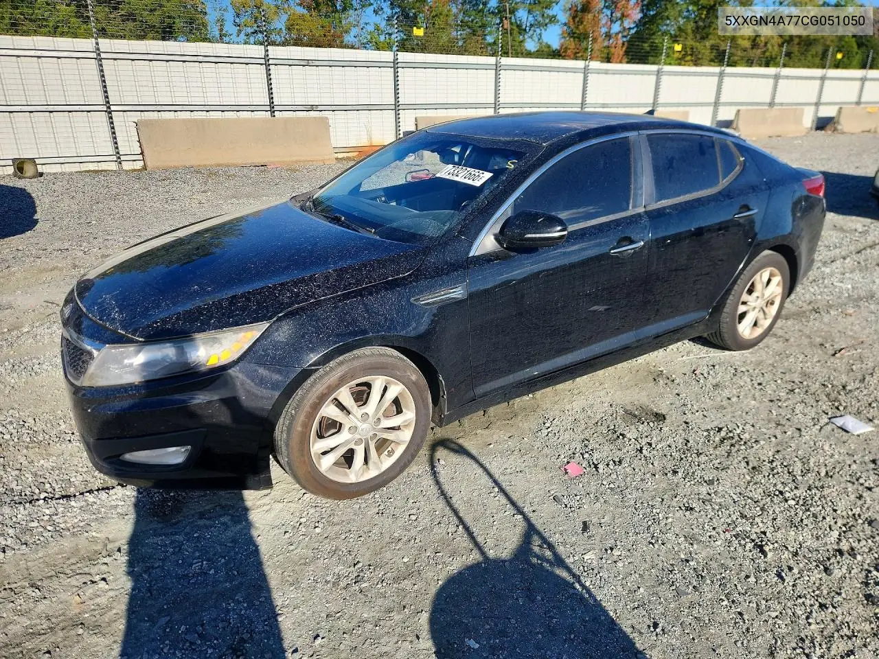 KIA OPTIMA 2012, VIN 5XXGN4A77CG051050