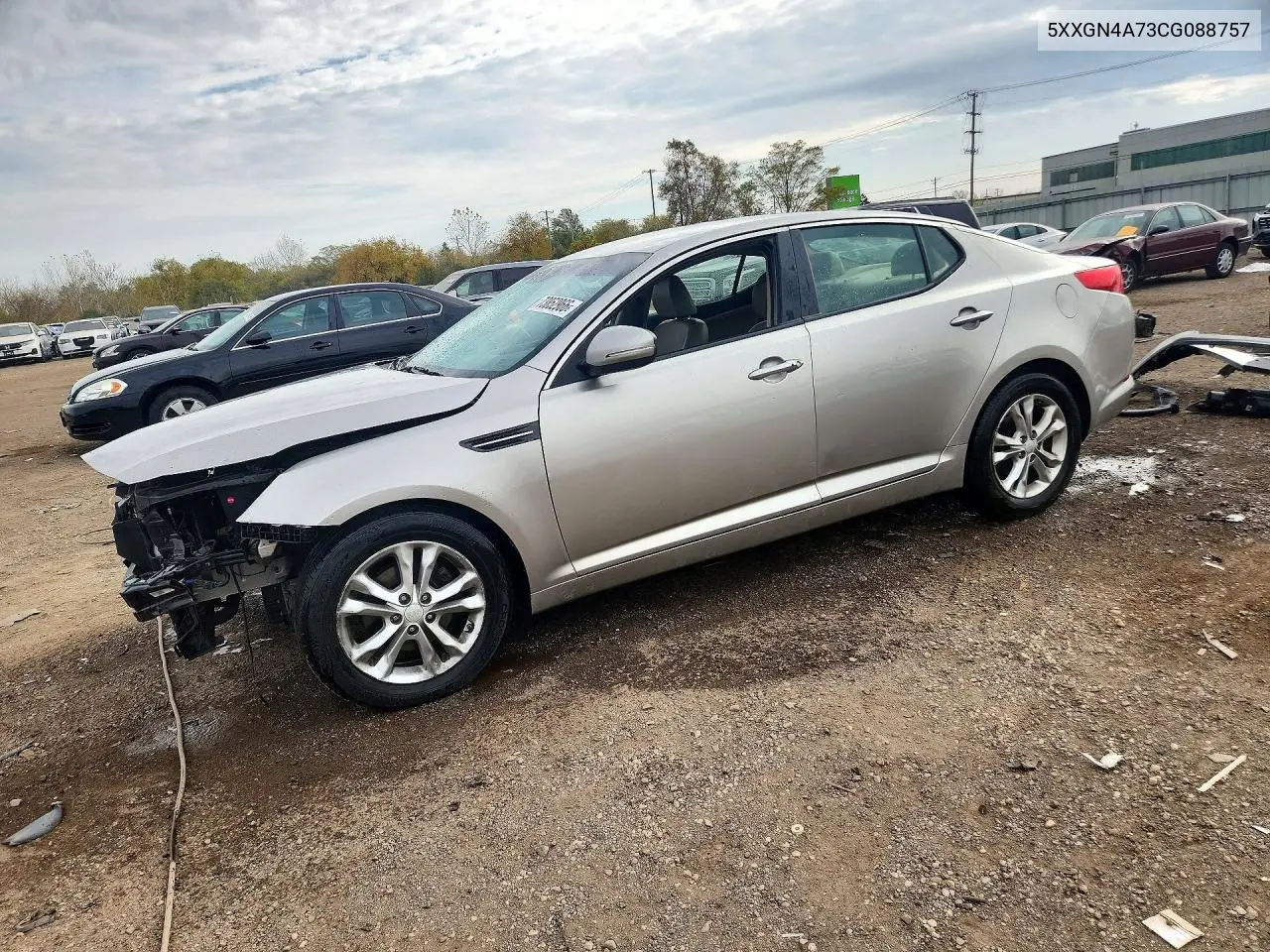 KIA OPTIMA 2012, VIN 5XXGN4A73CG088757