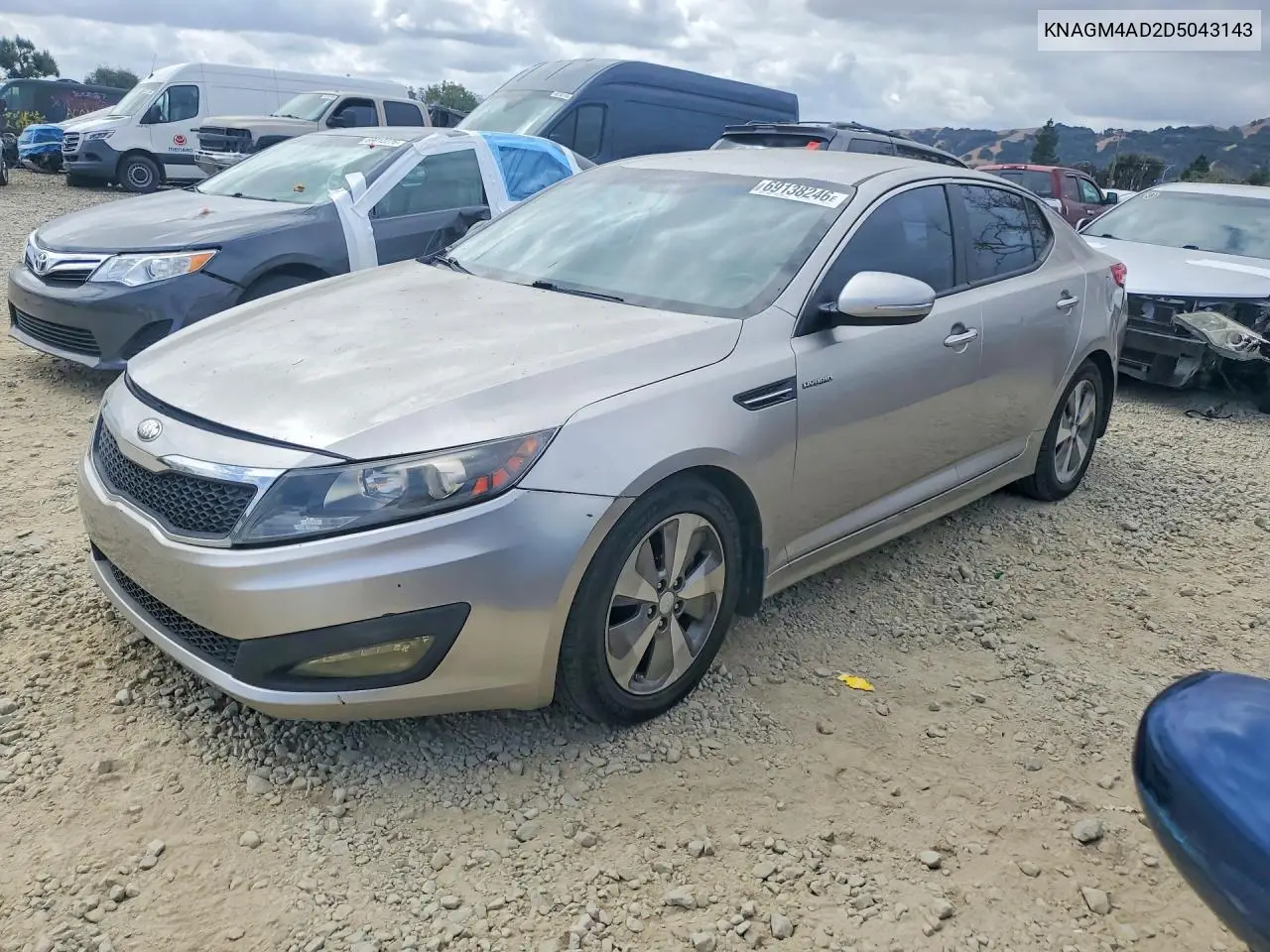 KIA OPTIMA 2013, VIN KNAGM4AD2D5043143