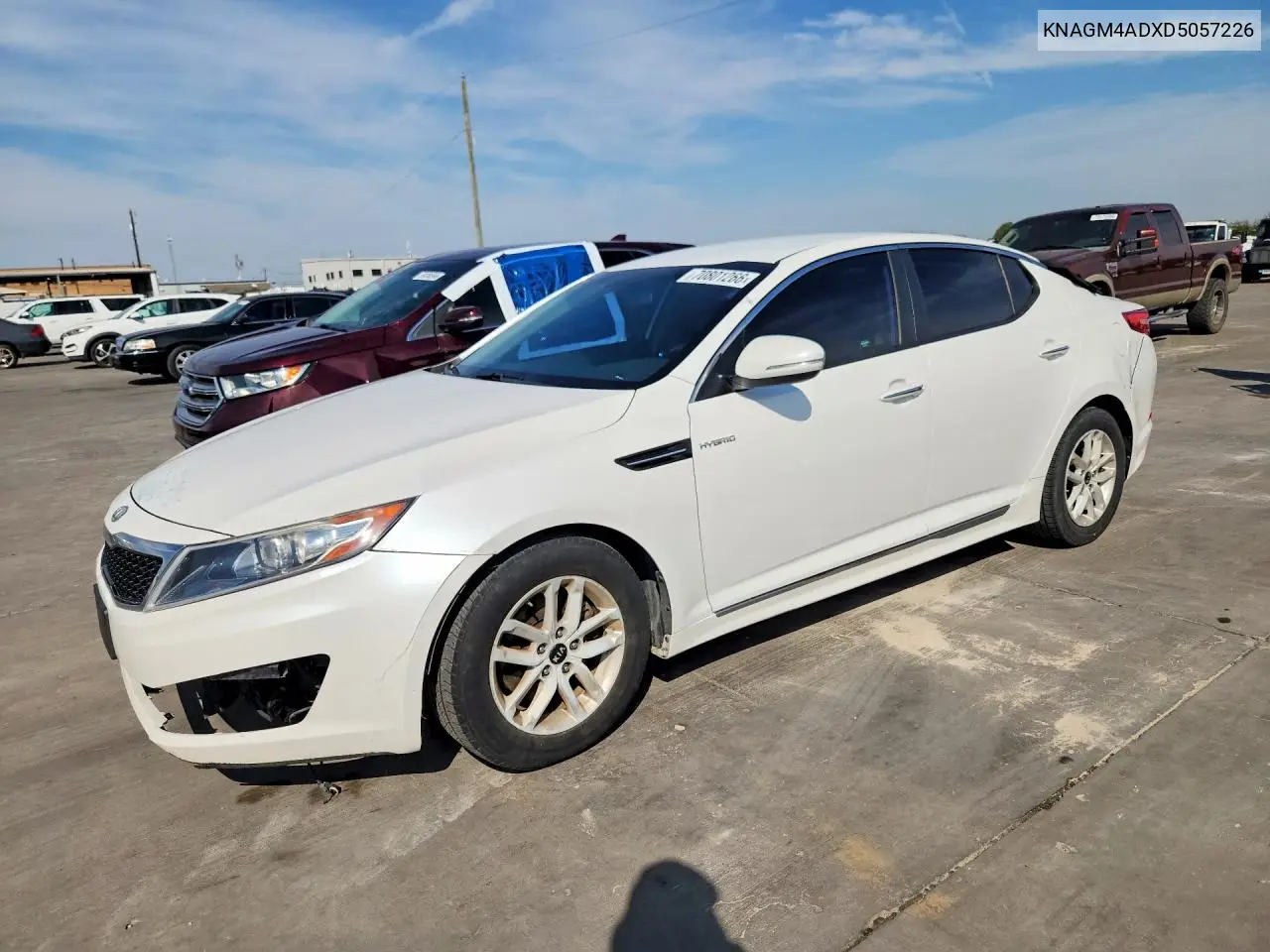 KIA OPTIMA 2013, VIN KNAGM4ADXD5057226