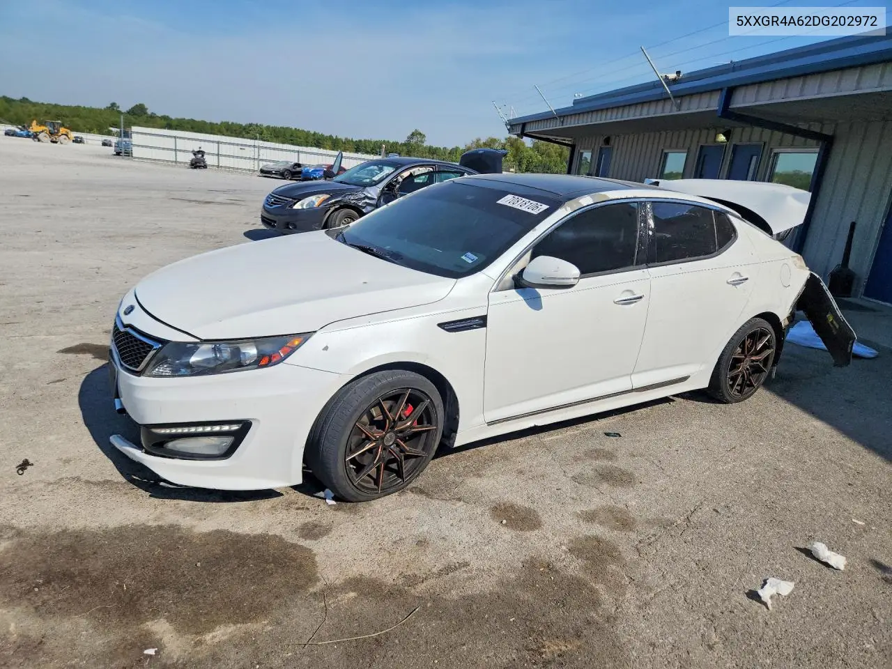 KIA OPTIMA 2013, VIN 5XXGR4A62DG202972
