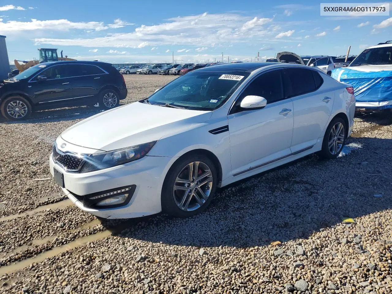 KIA OPTIMA 2013, VIN 5XXGR4A66DG117973
