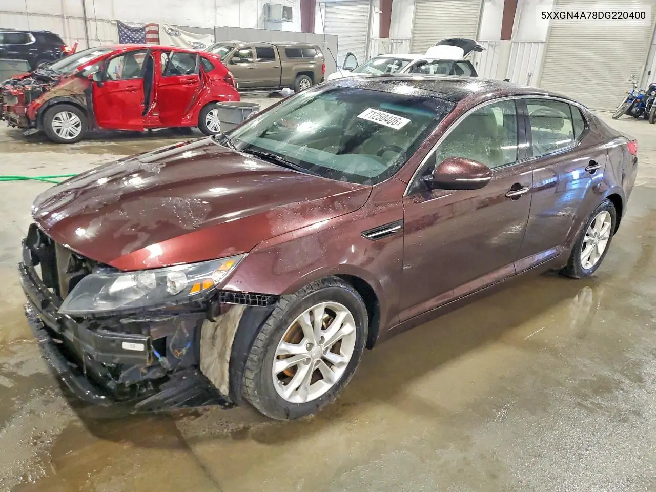 KIA OPTIMA 2013, VIN 5XXGN4A78DG220400