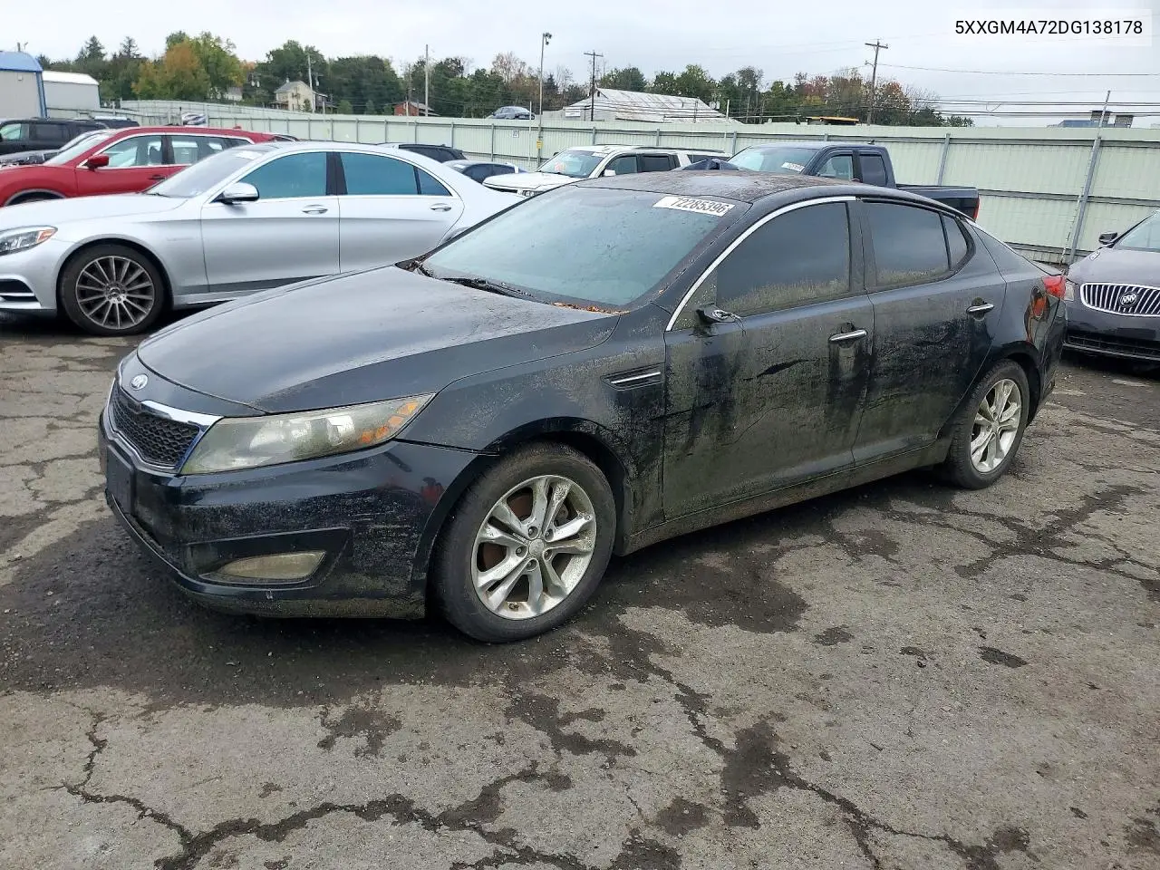 KIA OPTIMA 2013, VIN 5XXGM4A72DG138178