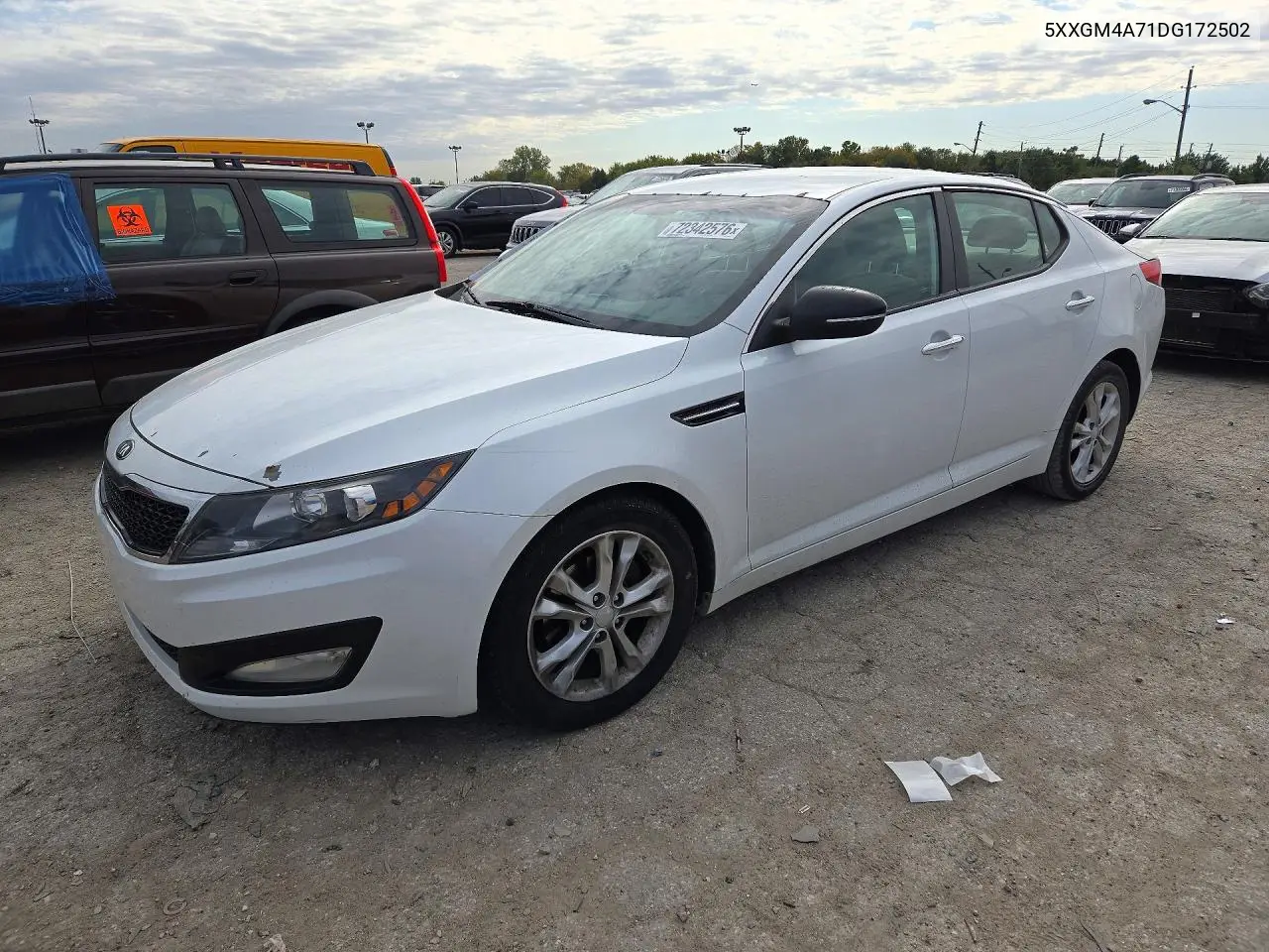 KIA OPTIMA 2013, VIN 5XXGM4A71DG172502
