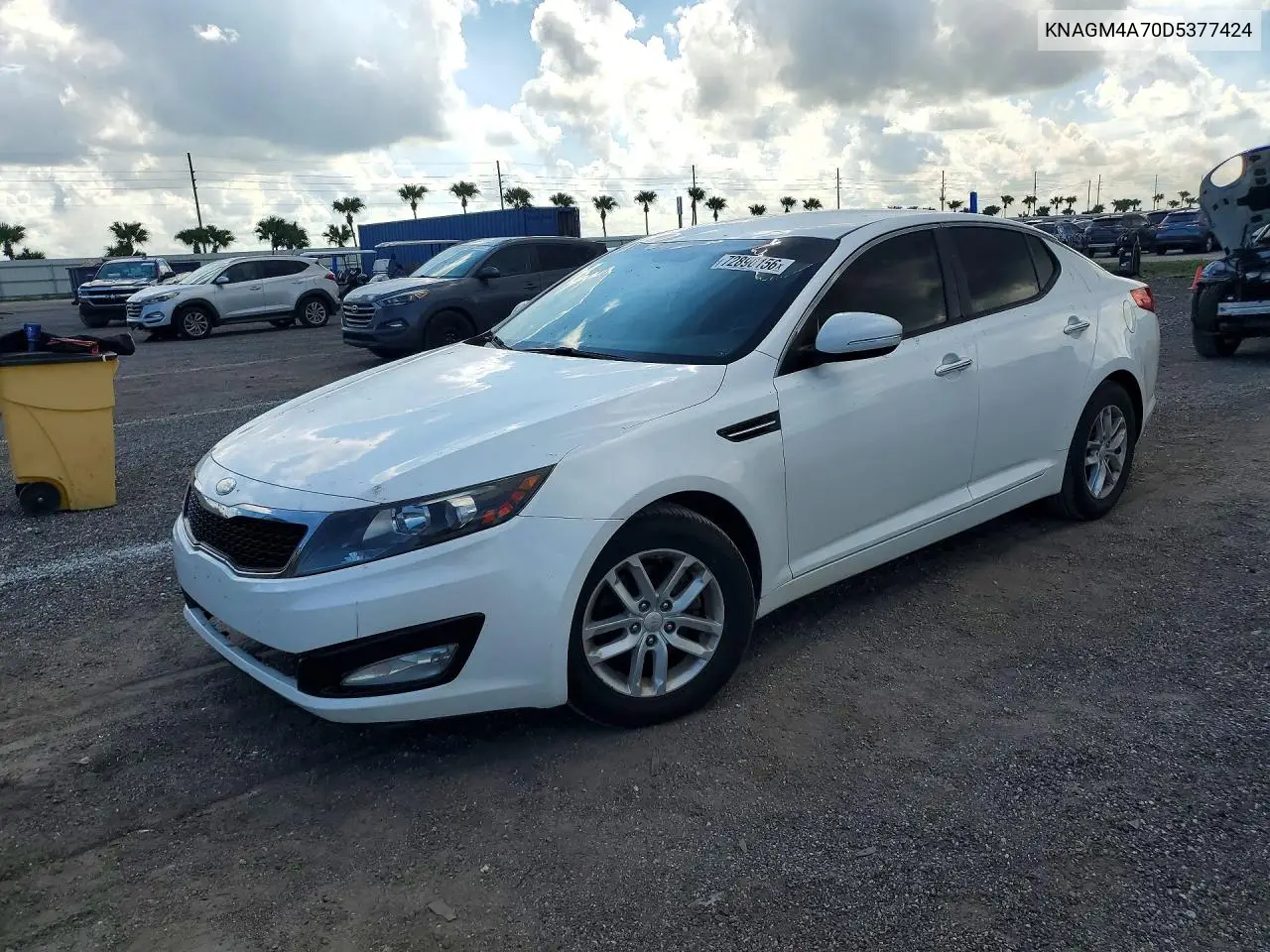 KIA OPTIMA 2013, VIN KNAGM4A70D5377424
