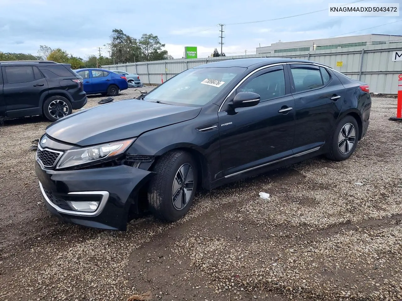 KIA OPTIMA 2013, VIN KNAGM4ADXD5043472