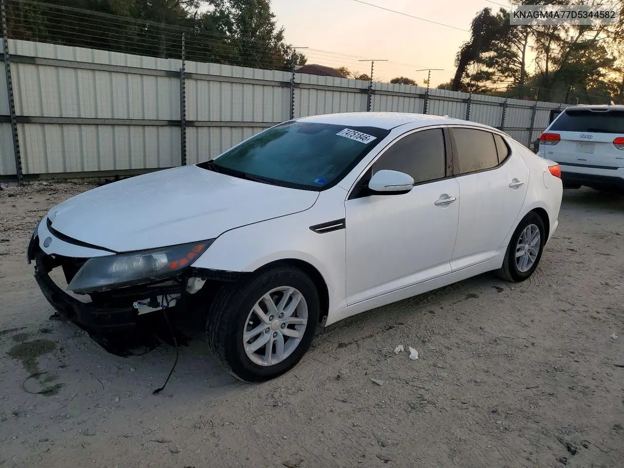 KIA OPTIMA 2013, VIN KNAGM4A77D5344582