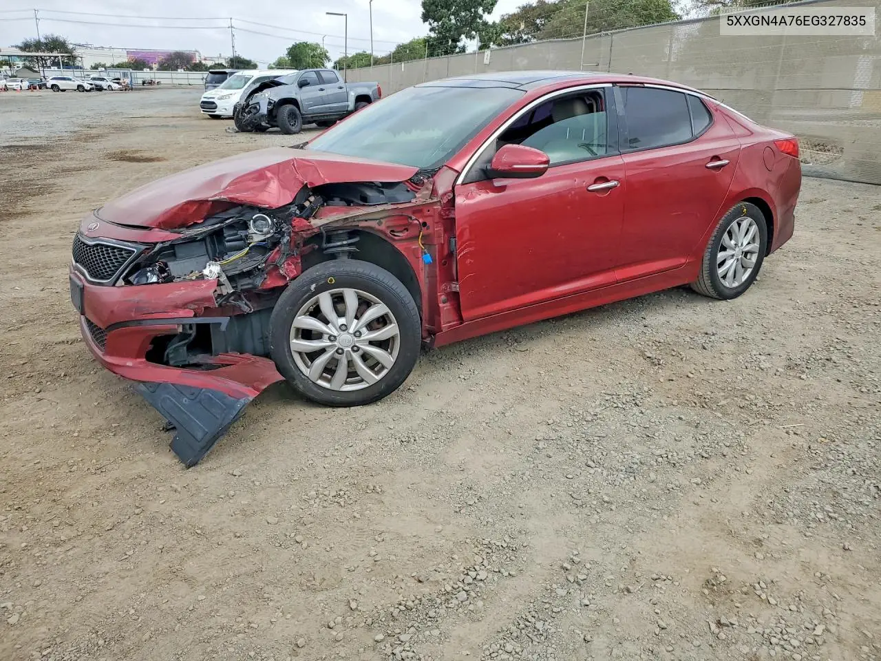 KIA OPTIMA 2014, VIN 5XXGN4A76EG327835