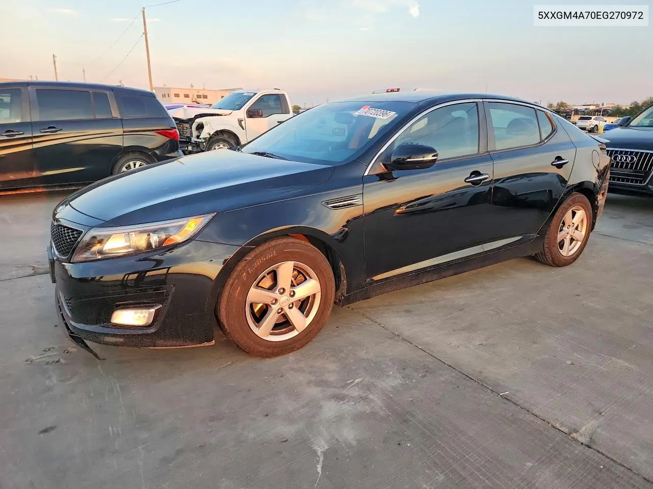 KIA OPTIMA 2014, VIN 5XXGM4A70EG270972