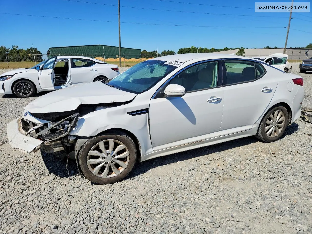 KIA OPTIMA 2014, VIN 5XXGN4A7XEG345979