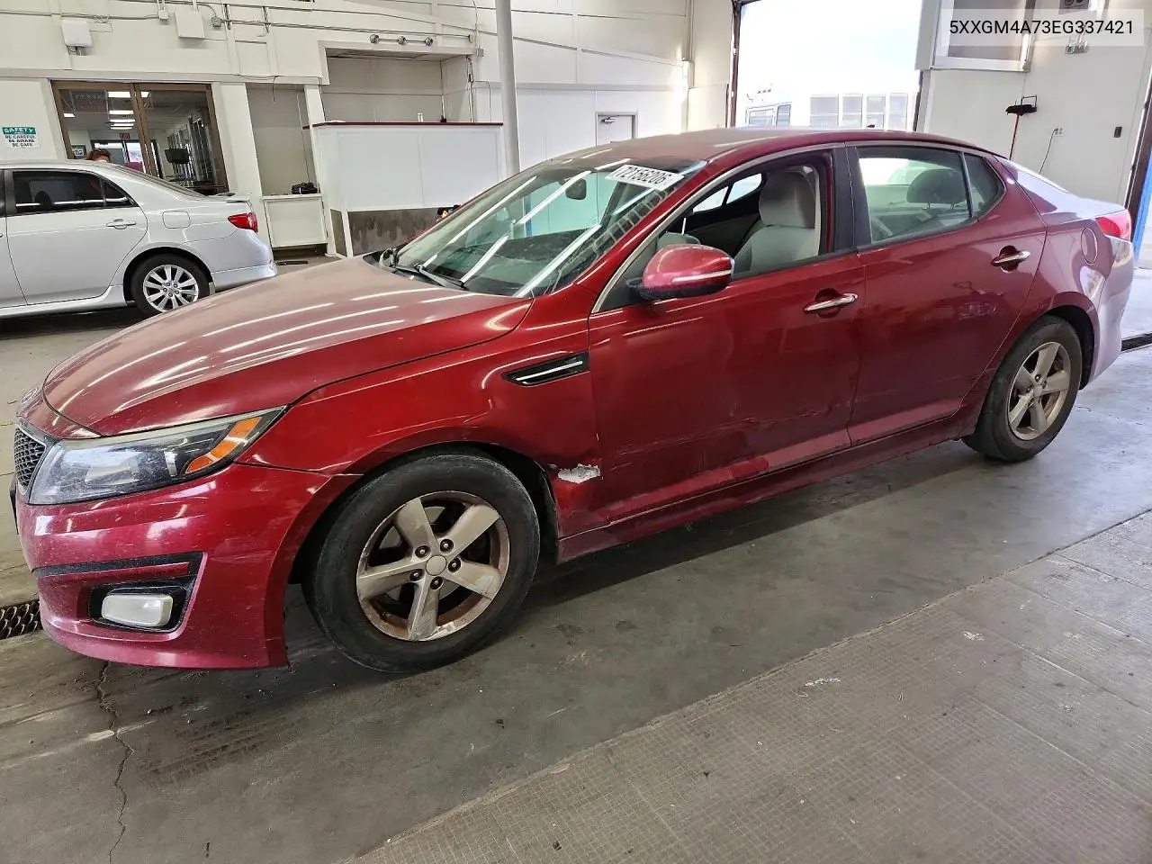 KIA OPTIMA 2014, VIN 5XXGM4A73EG337421