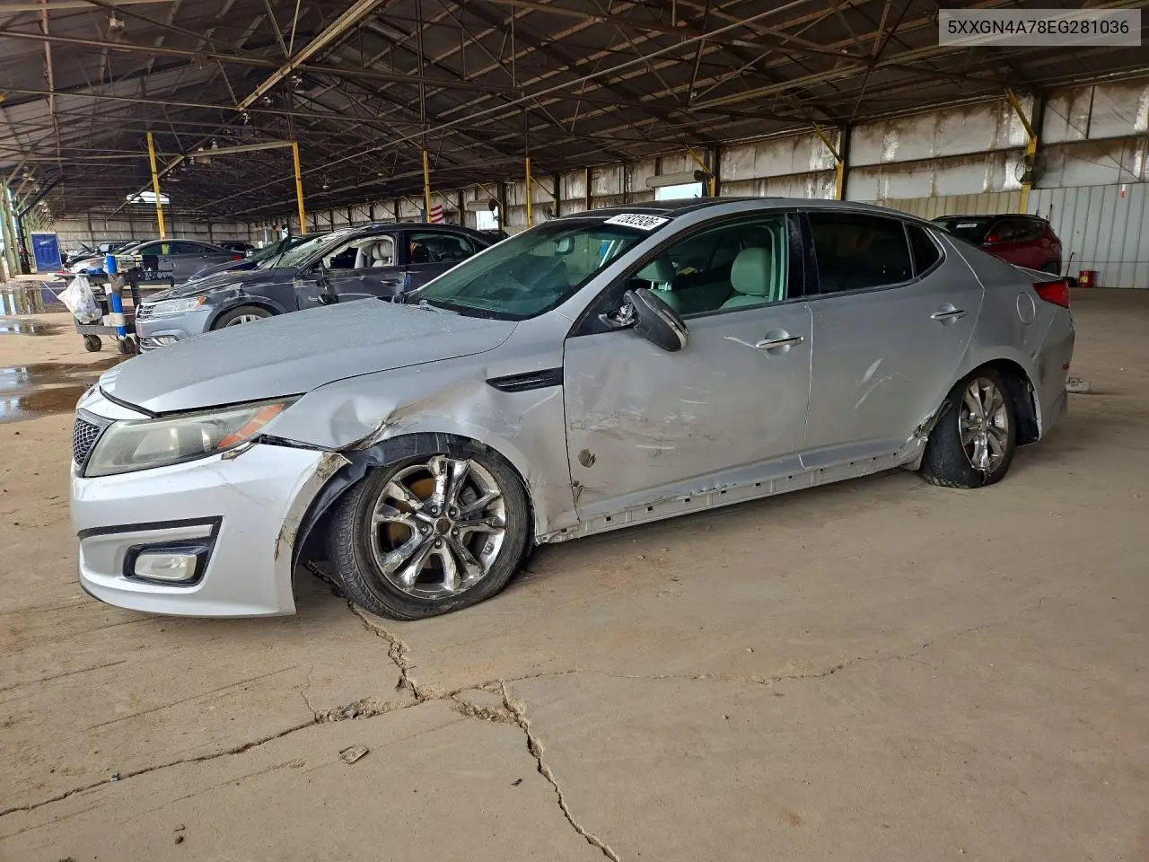 KIA OPTIMA 2014, VIN 5XXGN4A78EG281036