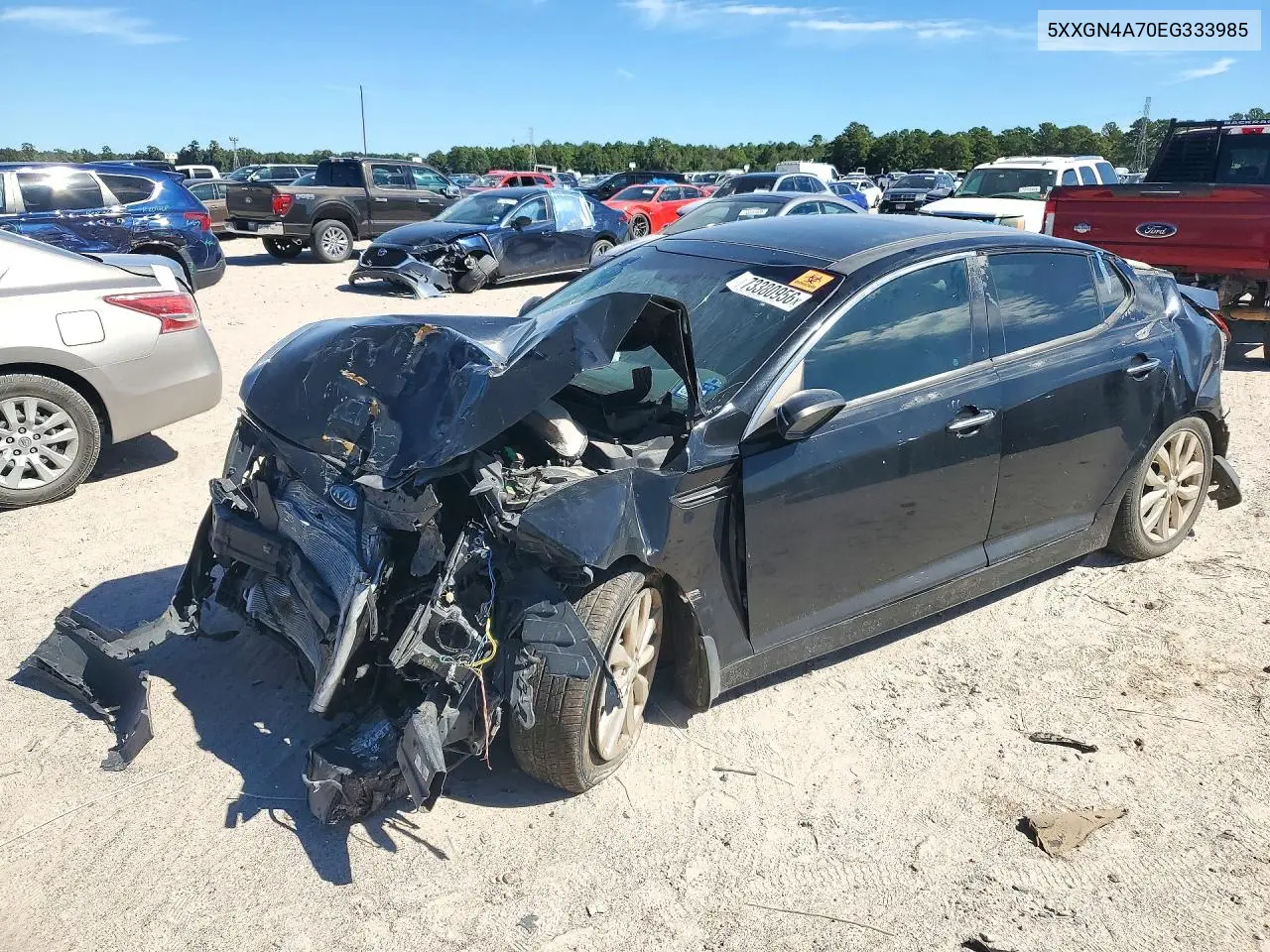 KIA OPTIMA 2014, VIN 5XXGN4A70EG333985