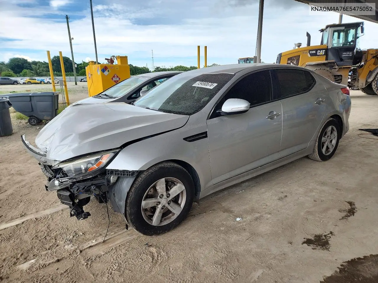 KIA OPTIMA 2014, VIN KNAGM4A76E5475052