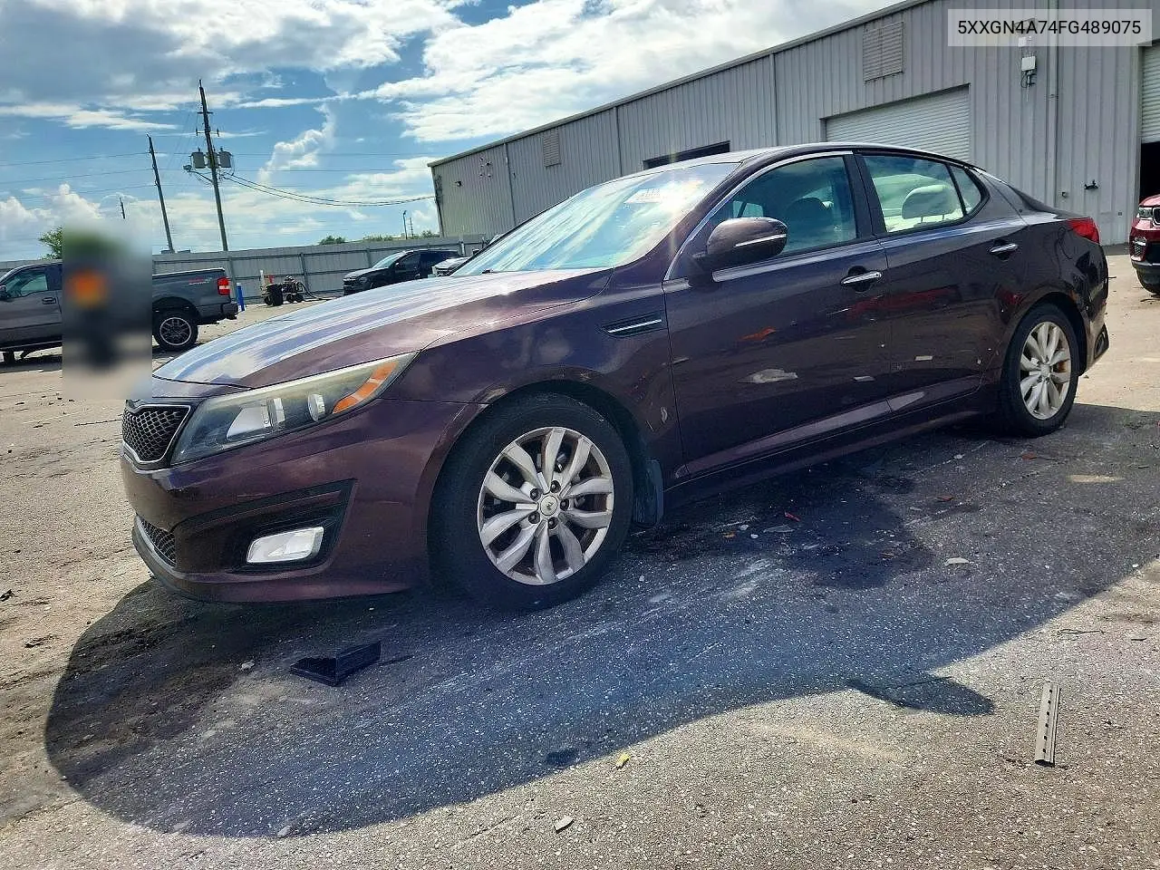KIA OPTIMA 2015, VIN 5XXGN4A74FG489075
