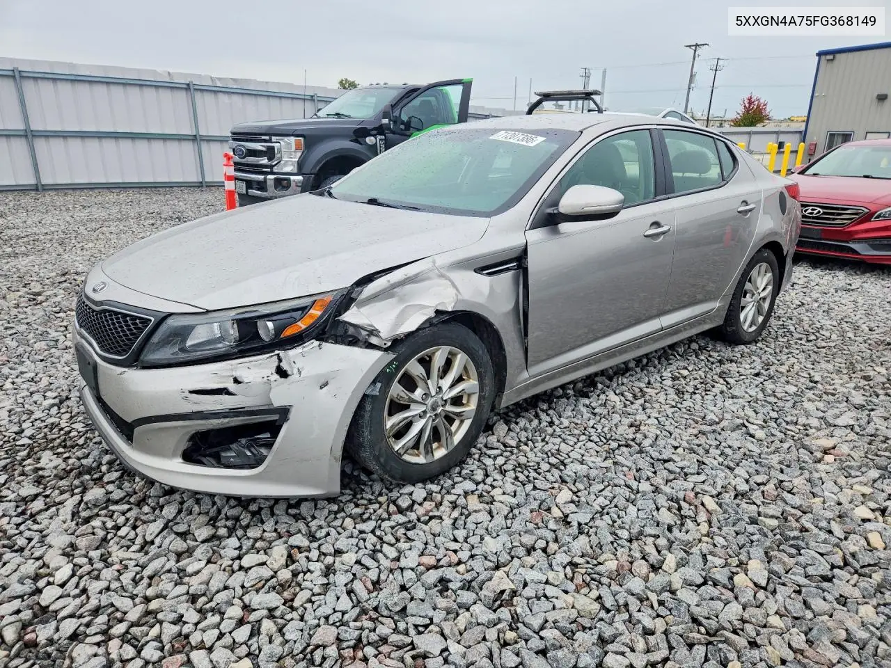 KIA OPTIMA 2015, VIN 5XXGN4A75FG368149